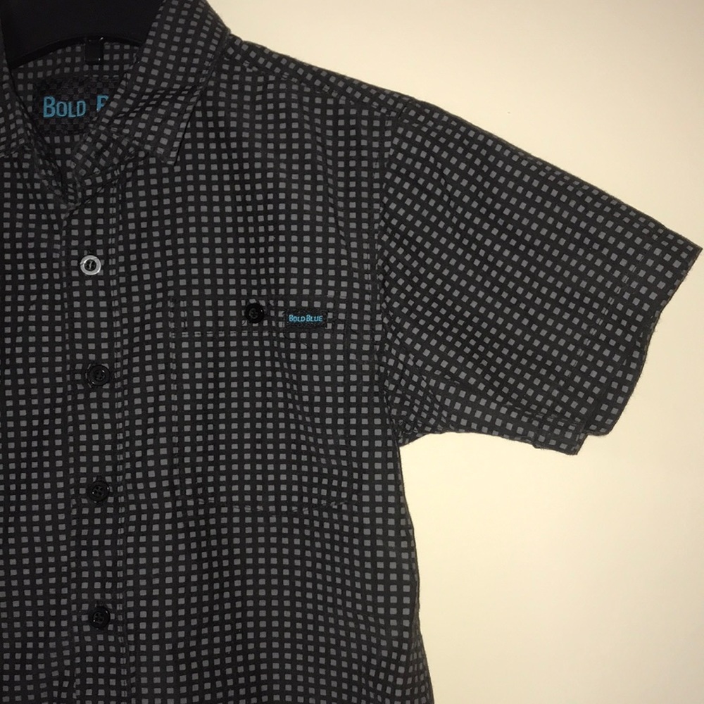 Bold Blue button up - Picture 3 of 6